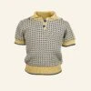 Children's Knit Top - Lemon/Navy Fly Away