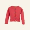 Baby Classic Cardigan - Raspberry