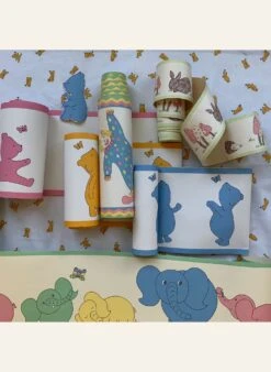 Poppy - Elephants (Pastel) - Wallpaper Border - 10m -Palava Sale Store 5 fa205014 52a9 4406 89a6 2a39203ffb2e