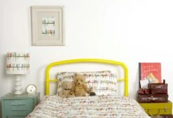 Single Duvet Cover - Ivory Budgies -Palava Sale Store BUDGIES 2