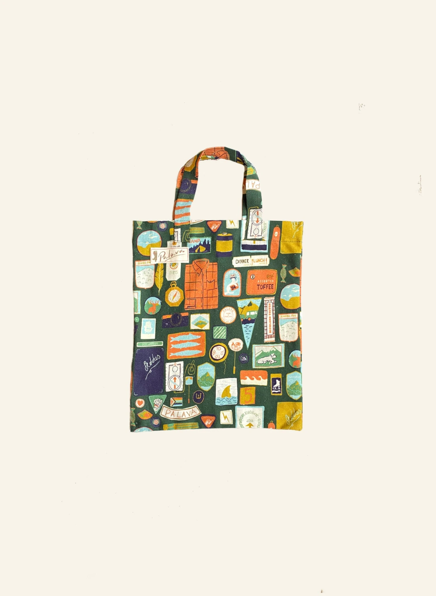 Book Bag - Green Badges 1 Book Bag - Green Badges