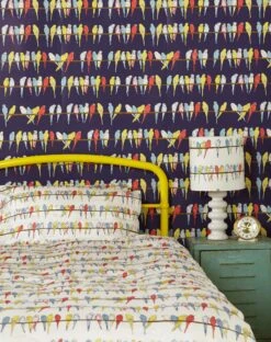 Wallpaper - Navy Budgies 14 Wallpaper - Navy Budgies -Palava Sale Store Budgies Wallpaper 6