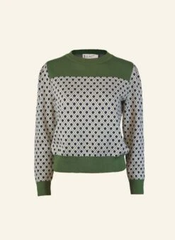 Clara - Green Tiles Top