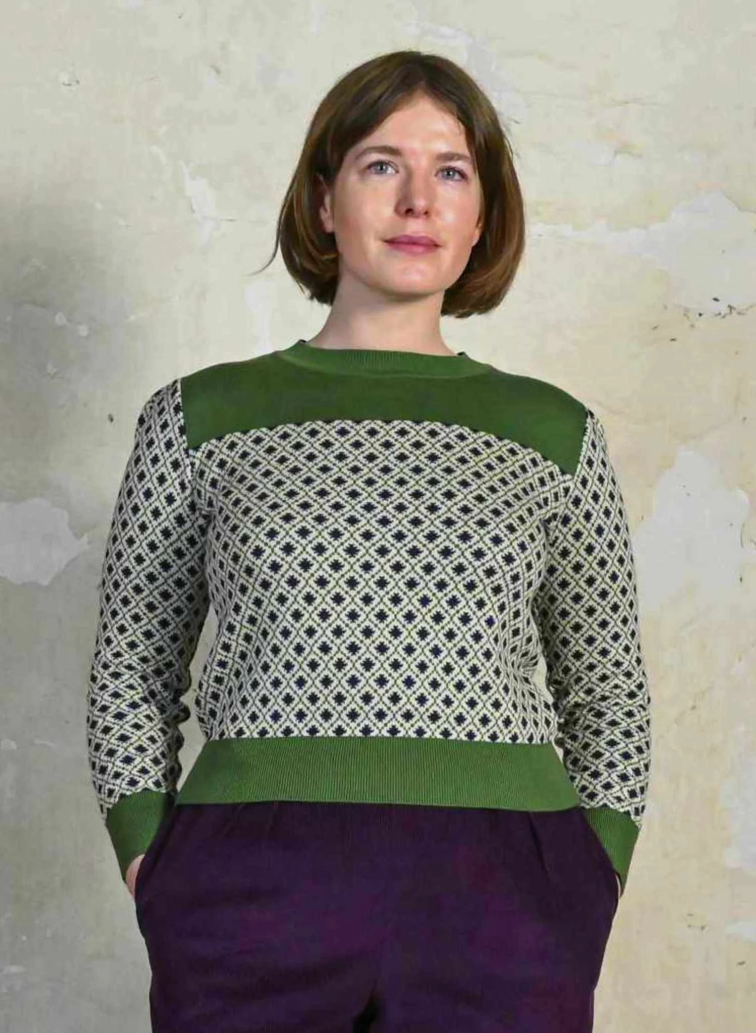 Clara - Green Tiles Top 2 Clara - Green Tiles Top - Image 2