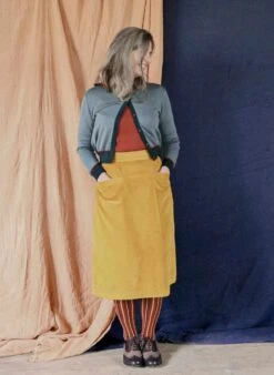 Cora - Mustard Corduroy Skirt -Palava Sale Store CoraMustard Skirt website 2 120f7896 1178 4296 a6b6 fa19eb9ff086