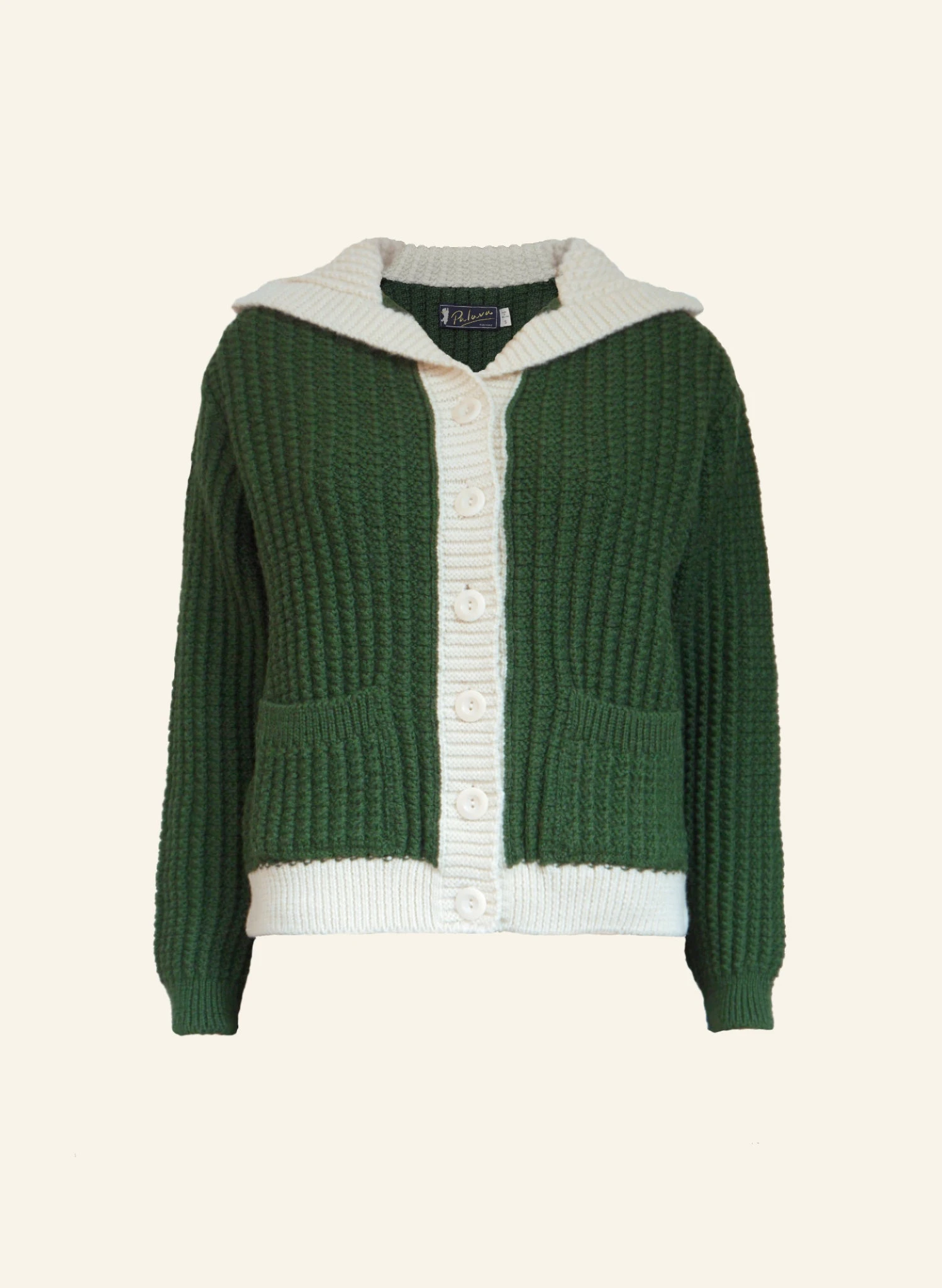 Heritage - 100% British Wool Cardigan - Corvette Green Cardigan