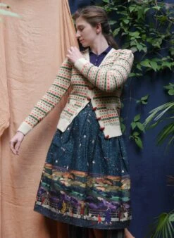 Heritage - Popcorn Cream Cardigan -Palava Sale Store Cream Popcorn Image 3