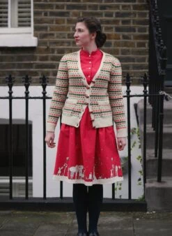 Cynthia - Red Aunt Eva Dress -Palava Sale Store Cynthia Aunt Eva Website 7