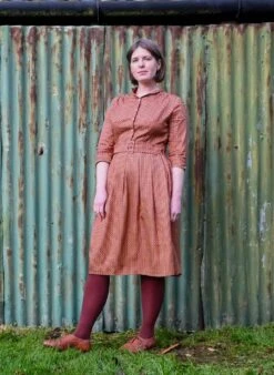 Cynthia - Rust Basket Dress -Palava Sale Store CynthiaBasket website 1 3