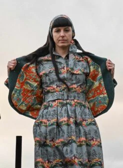 Cynthia - Eggshell Leaping Deer Dress -Palava Sale Store CynthiaLeapingDeer website edited7