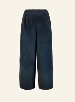 Edith - Petrol Needlecord Trousers