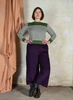 Edith - Plum Needlecord Trousers -Palava Sale Store EdithNeedlecordPlum website1 fe1368c0 3d0c 4307 afd5 f44b7545a03b