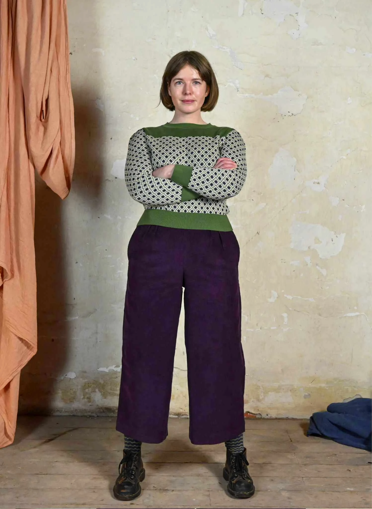 Clara - Green Tiles Top 3 Clara - Green Tiles Top - Image 3