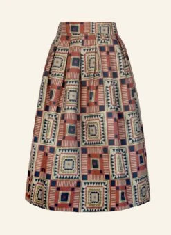 Florence - Red Quilt Skirt