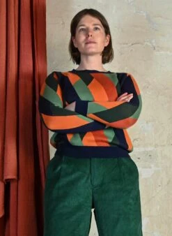 Fred - Coral Kaleidoscope Jumper -Palava Sale Store Fred CoralKaleidoscope website 8