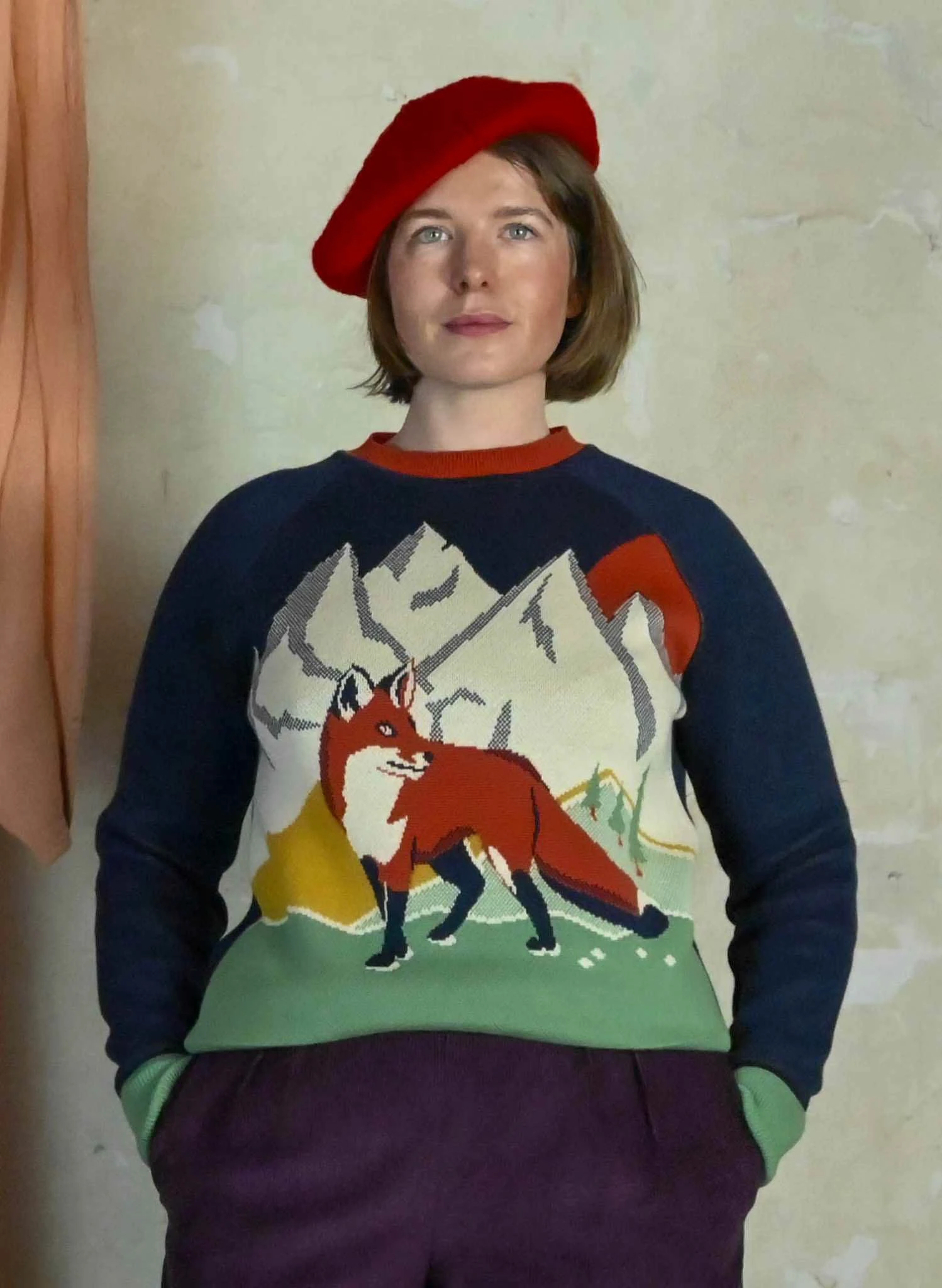 Fred - Navy Alpine Jumper 2 Fred - Navy Alpine Jumper - Image 2