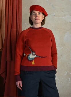 Fred - Rust Puffin Jumper -Palava Sale Store Fred RustPuffin website 2