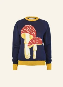 Fred - Navy Mushroom Jumper