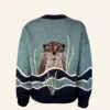 George - Mineral Blue Otter Comfy Cardigan