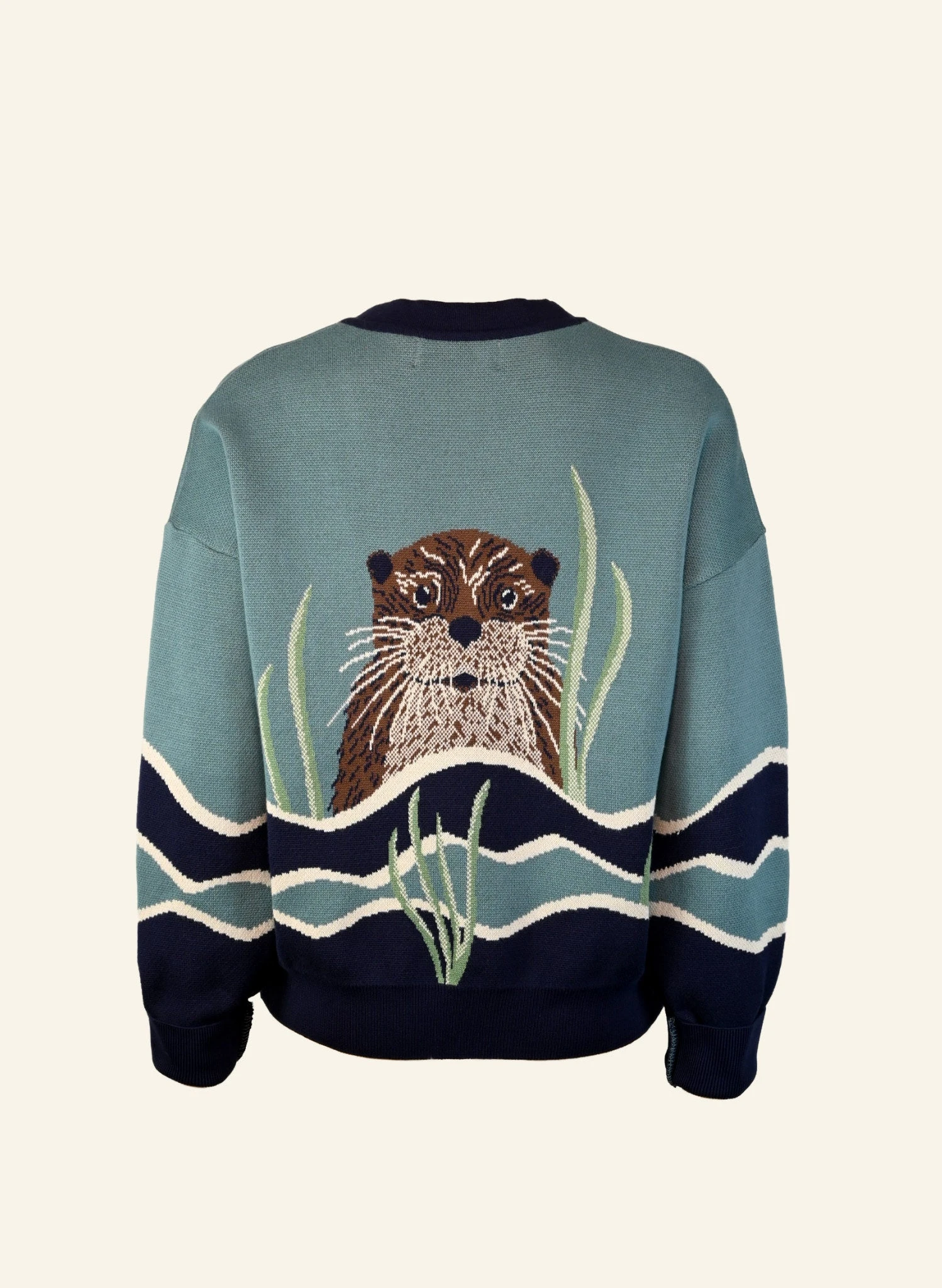 George - Mineral Blue Otter Comfy Cardigan