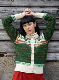 Heritage - 100% British Wool Cardigan - Molly Green -Palava Sale Store HertiageMolly Green EDITS1