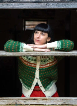 Heritage - 100% British Wool Cardigan - Molly Green -Palava Sale Store HertiageMolly Green EDITS2