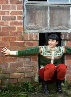 Heritage - 100% British Wool Cardigan - Molly Green -Palava Sale Store HertiageMolly Green EDITS6