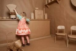 Baby / Toddler Tights - Orange/Cream Stripe -Palava Sale Store IMG 1246