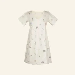 Poppy Archive- Junko Children's Dress - Birthday Bash Cream Pink