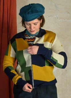 Kate - Mustard Boxes Zip-up -Palava Sale Store Kate MustardBoxes website 5