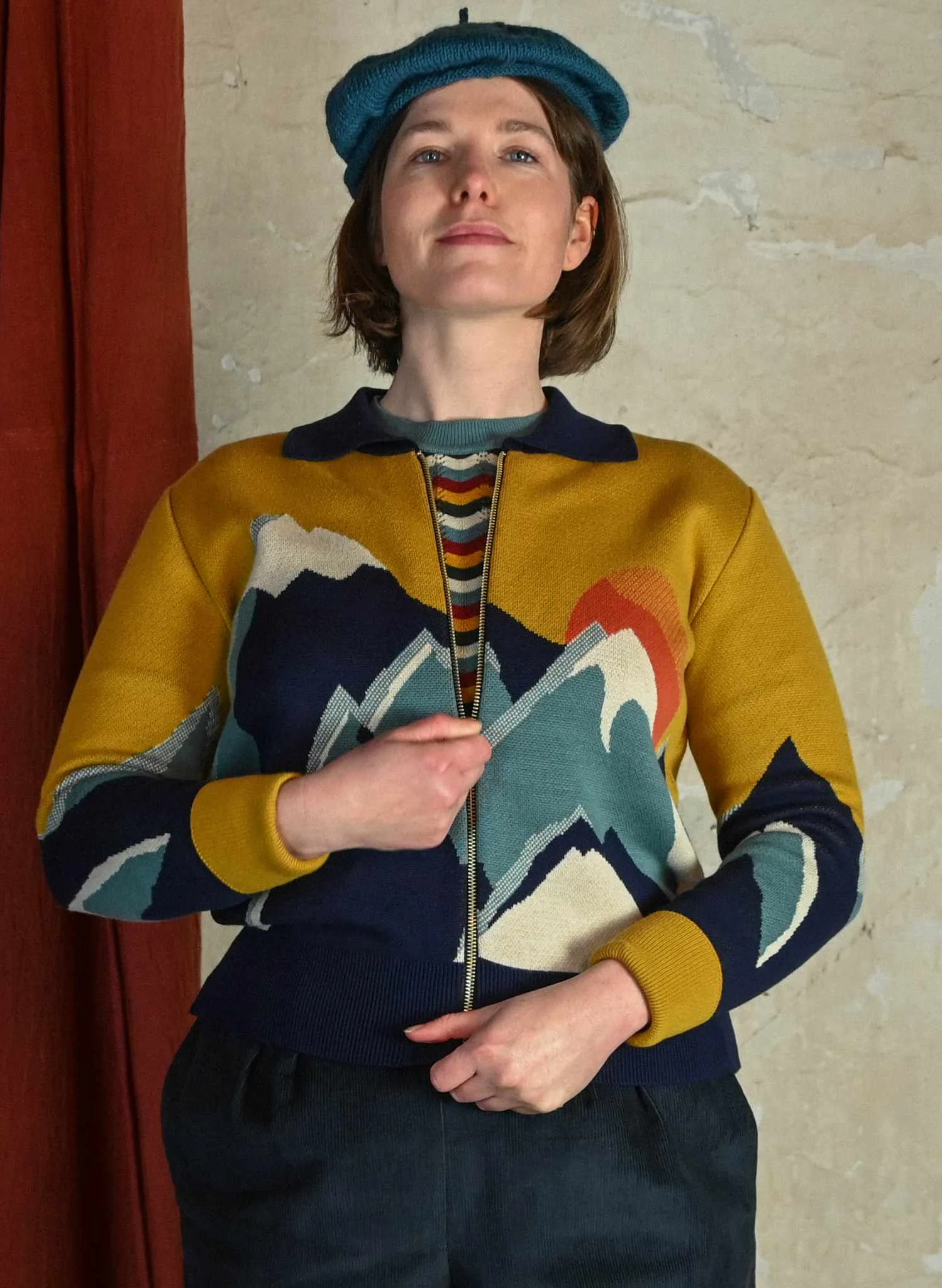 Kate - Mustard Peak Zip-Up 6 Kate - Mustard Peak Zip-Up - Image 6