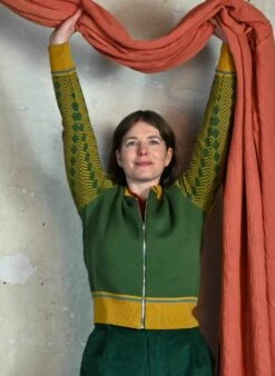 Kate - Green Eagle Zip-Up -Palava Sale Store Kate Green Eagle Website 3