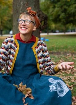 Vera - Mustard Jacquard Marbled Feather -Palava Sale Store MABEL 5e48a496 0470 4cff b36c a0eaa1c1136d