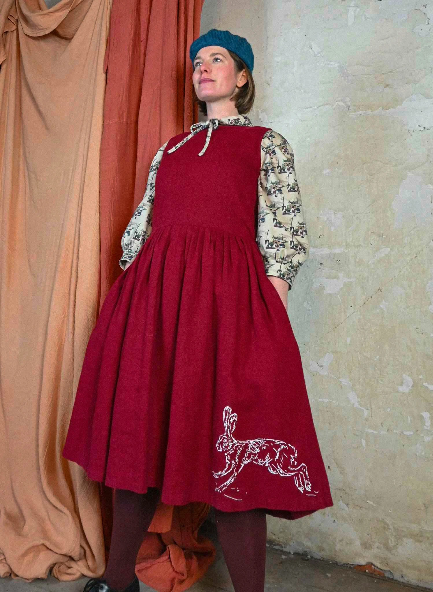 Mabel Dress - Berry Hare 2 Mabel Dress - Berry Hare - Image 2