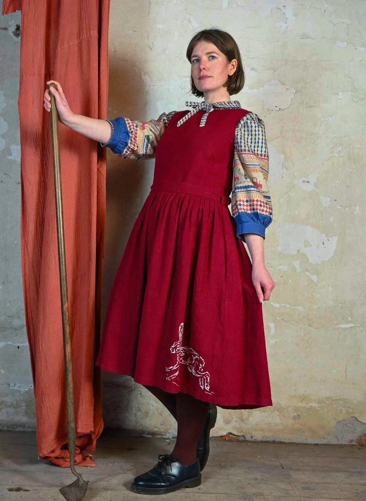 Mabel Dress - Berry Hare 1 Mabel Dress - Berry Hare