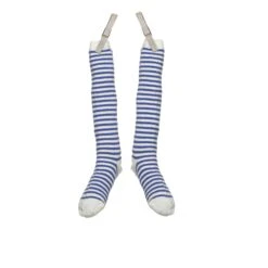 Toddler / Children's Knee Length Socks - Royal Blue Stripe