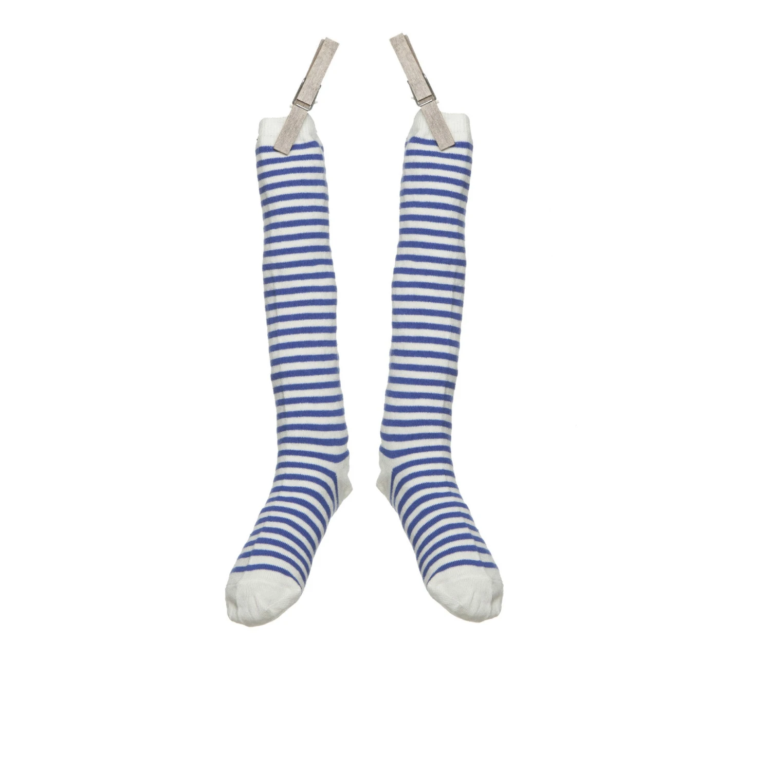 Toddler / Children's Knee Length Socks - Royal Blue Stripe