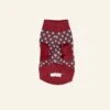 Rodney Dog Jumper - Burgundy Check