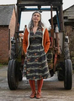 Rita Long-sleeve - Black Flying Ducks Dress 9 Rita Long-sleeve - Black Flying Ducks Dress -Palava Sale Store Rita Flying Ducks Dress edited with lightroom 12