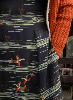 Rita Long-sleeve - Black Flying Ducks Dress 7 Rita Long-sleeve - Black Flying Ducks Dress -Palava Sale Store Rita Flying Ducks Dress edited with lightroom 3