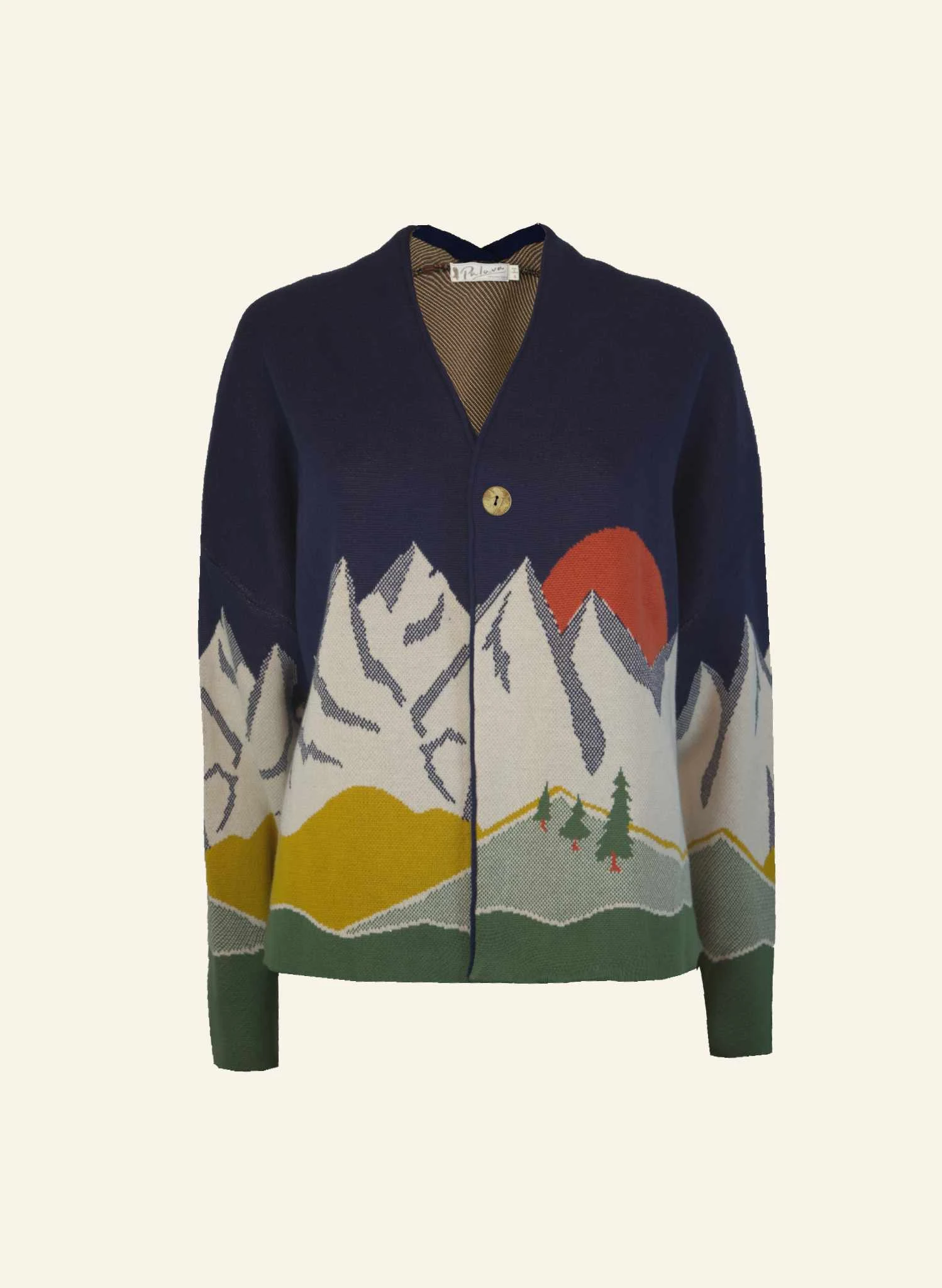 Rosalind - Navy Alpine Kimono