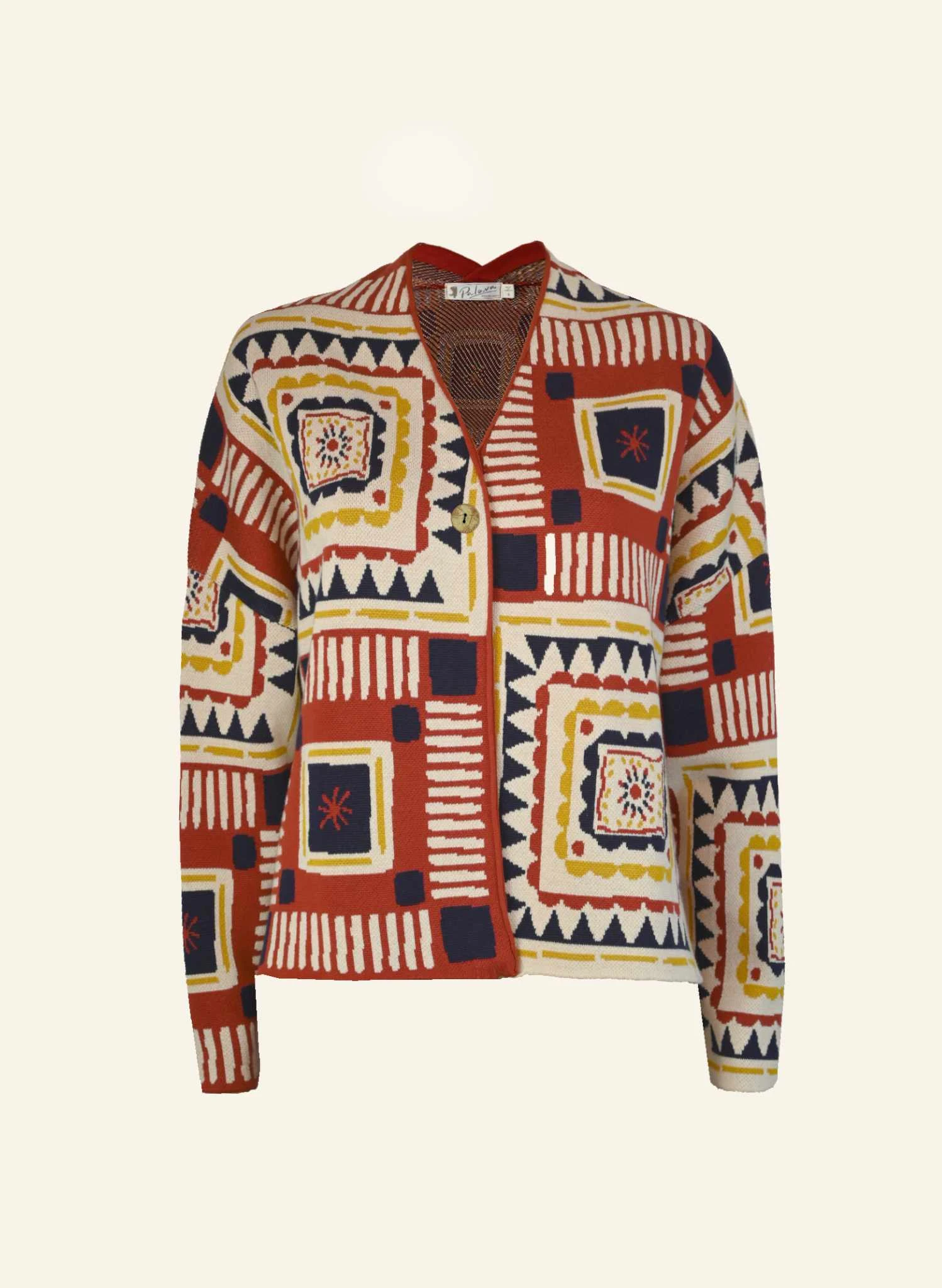 Rosalind - Red Quilt Kimono