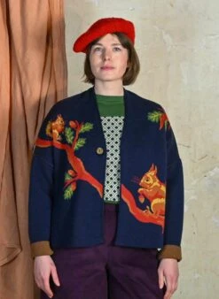 Rosalind - Navy Squirrel Kimono -Palava Sale Store Rosalind Navy Squirrel website 2 5411a9a1 cd52 4144 916b f65164972e73