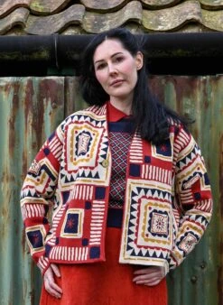 Rosalind - Red Quilt Kimono -Palava Sale Store Rosalind Red quilt website 4 1af236a3 acf1 4b19 b907 557fa42ce414