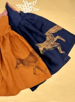 Rosie Children's Dress - Navy Fox 9 Rosie Children's Dress - Navy Fox -Palava Sale Store Rosie navyfoxdress