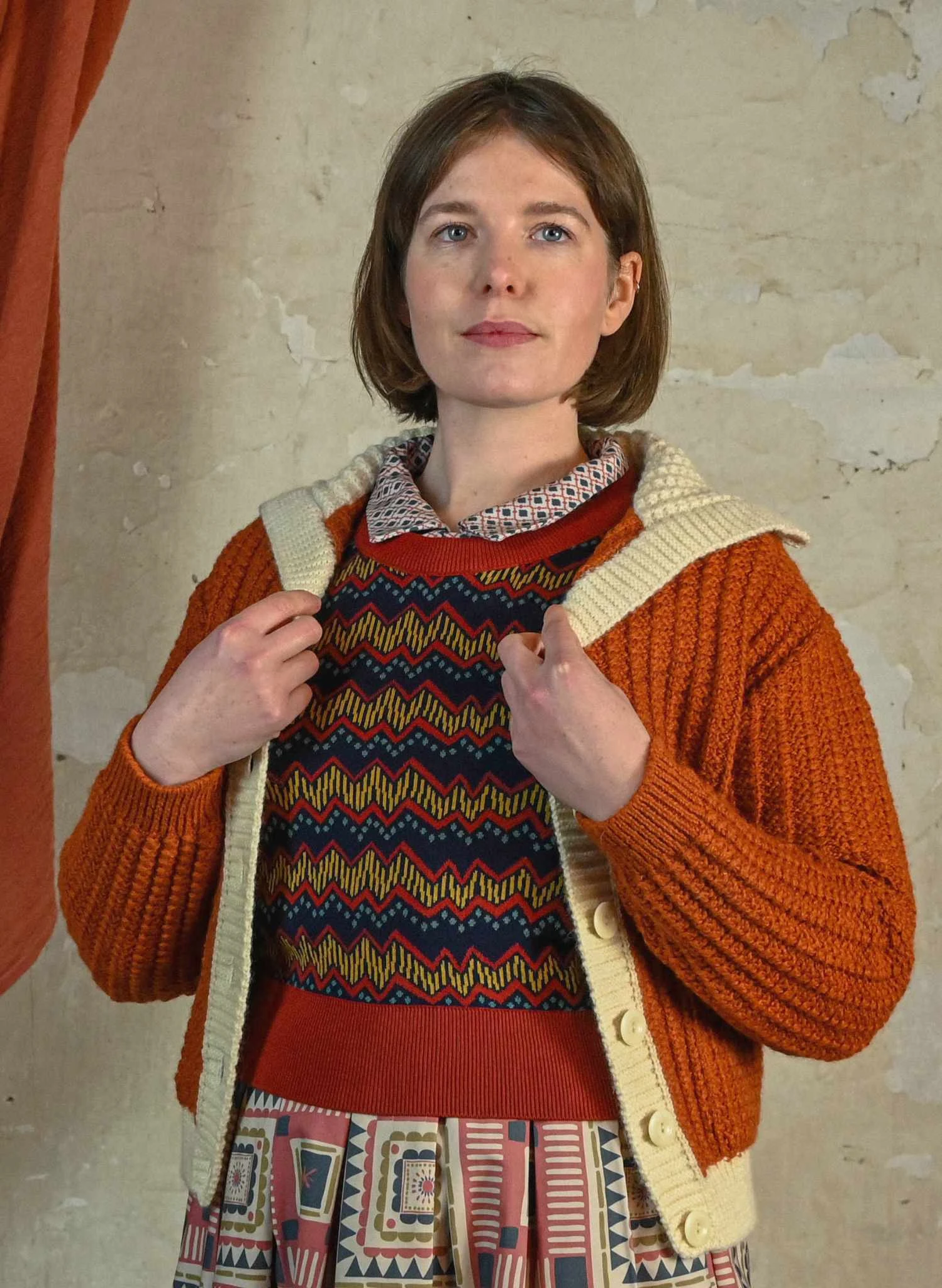 Shirley - Rust Electric Tank Top 2 Shirley - Rust Electric Tank Top - Image 2