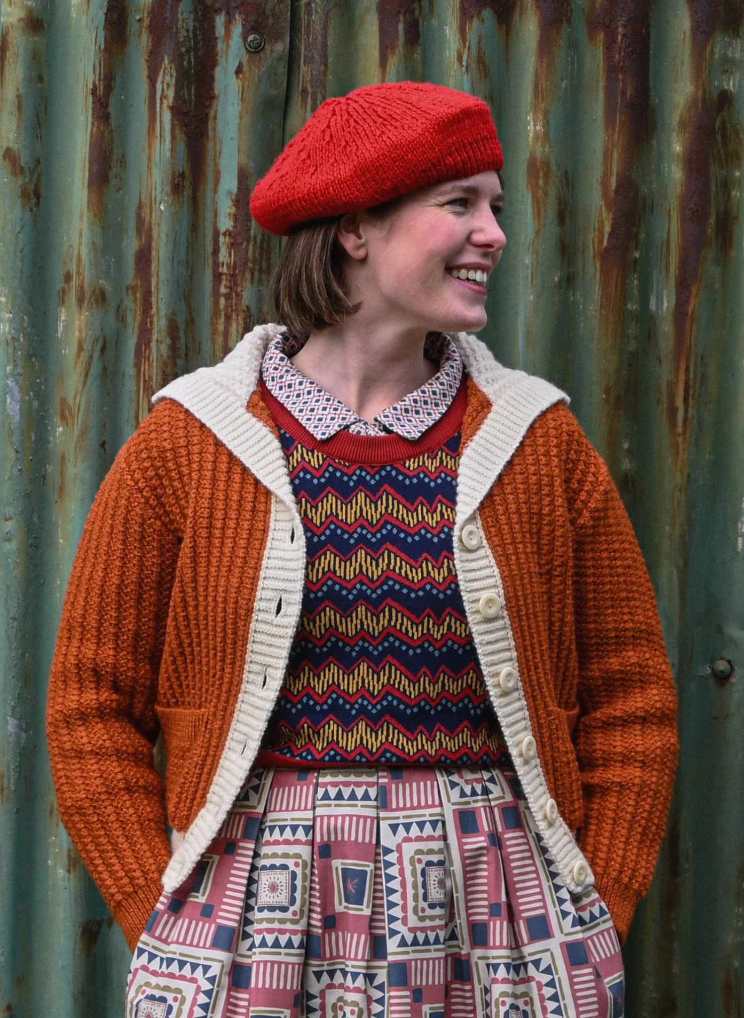 Shirley - Rust Electric Tank Top 3 Shirley - Rust Electric Tank Top - Image 3