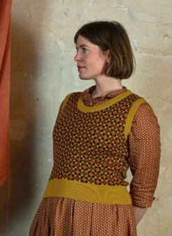 Shirley - Mustard Patchwork Tank Top -Palava Sale Store Shirley patchwork website 2