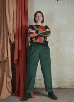 Thelma - Bottle Green Corduroy Trousers -Palava Sale Store ThelmaBottleGreen website 6 e853e2ef 9916 47bf 9599 25766681ac47