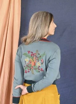 Vera - Mineral Blue Hedgerow Cardigan 9 Vera - Mineral Blue Hedgerow Cardigan -Palava Sale Store Vera BlueHedgerow website 2